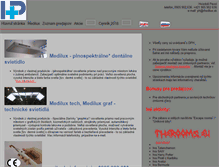 Tablet Screenshot of medilux.sk