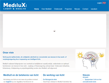 Tablet Screenshot of medilux.com