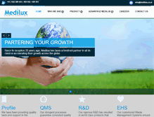 Tablet Screenshot of medilux.co.in